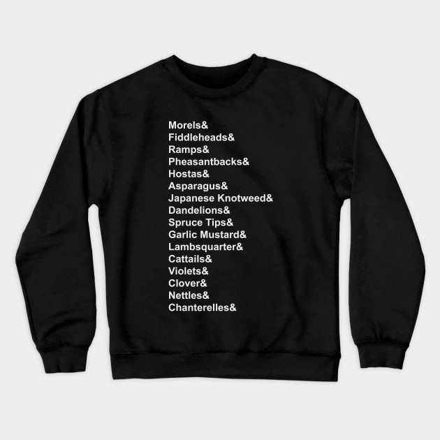 Geeky Ontario Spring Foraging Crewneck Sweatshirt by Boreal-Witch